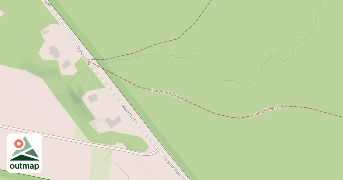 Map of Landon Hill Path