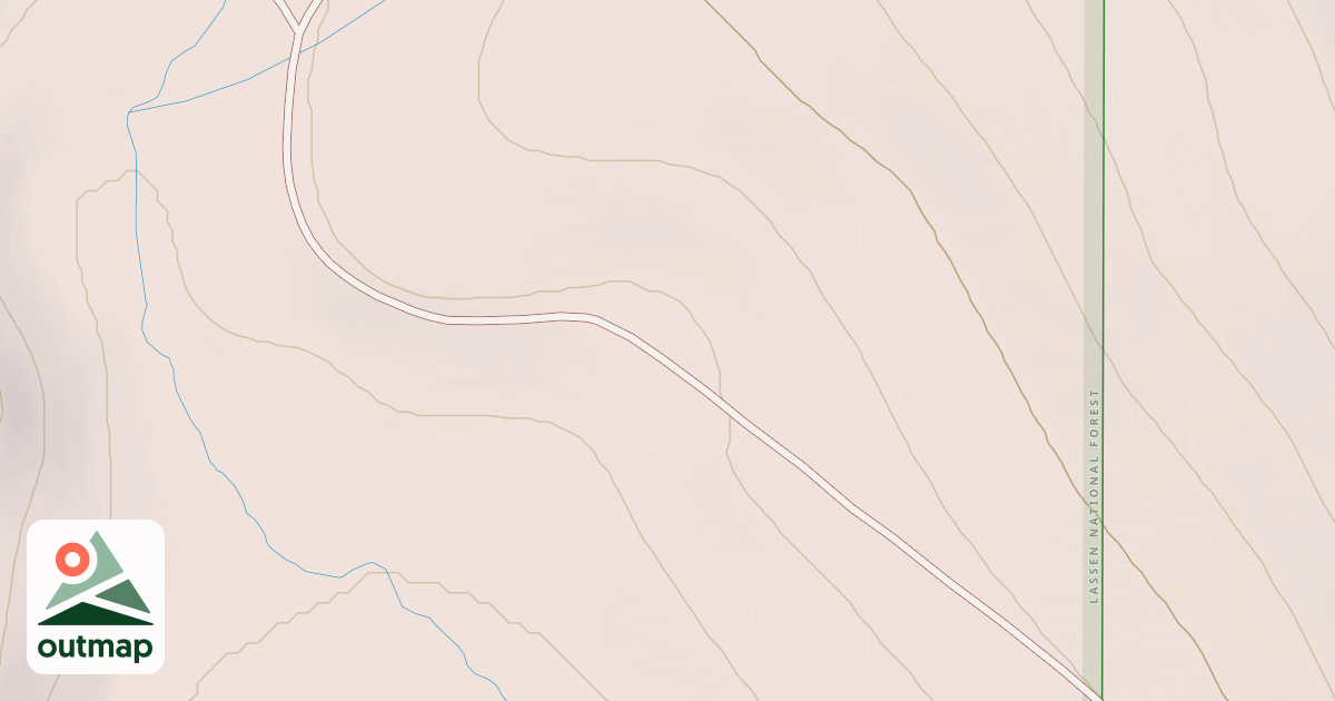 Map of ANTELOPE MTN