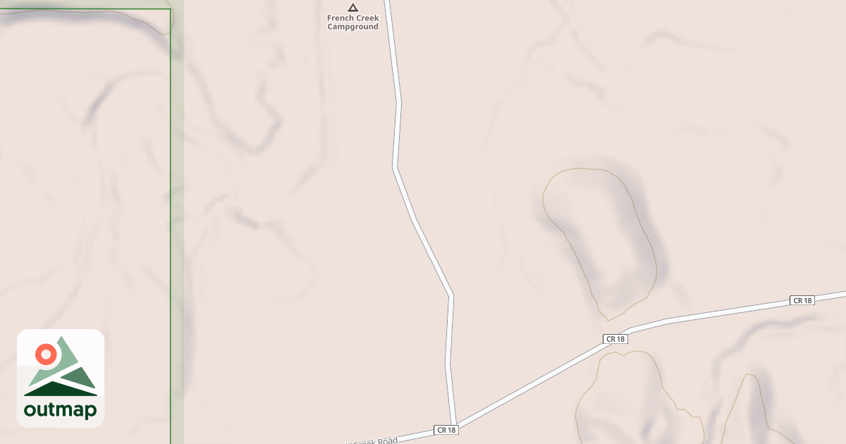 Map of AGATE (FRENCH CREEK CG)