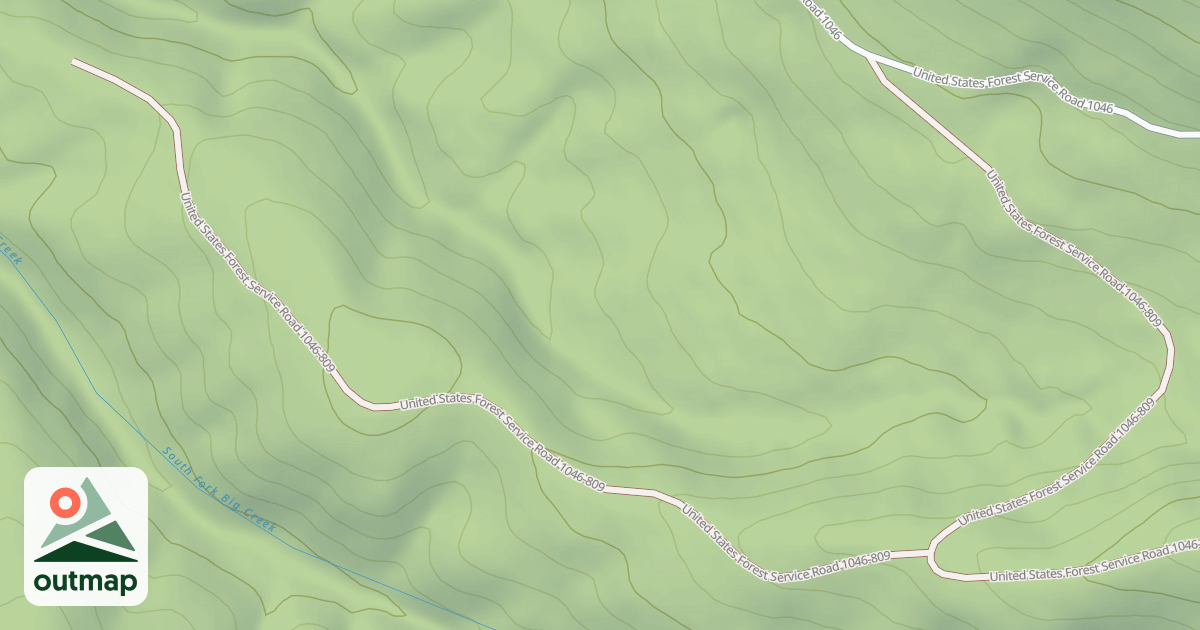 Map of USFS National Forest System Roads {C6F80252-5E2F-4A3F-9534-F83BA81A92F5}