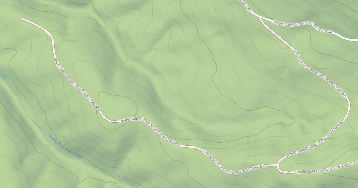 Map preview of USFS National Forest System Roads {C6F80252-5E2F-4A3F-9534-F83BA81A92F5}
