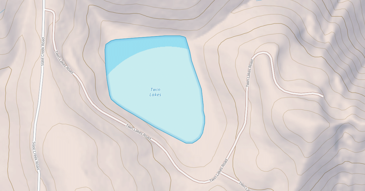 Map preview of TWIN LAKES