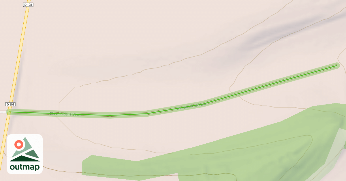 Map of Chemin de la Vaux