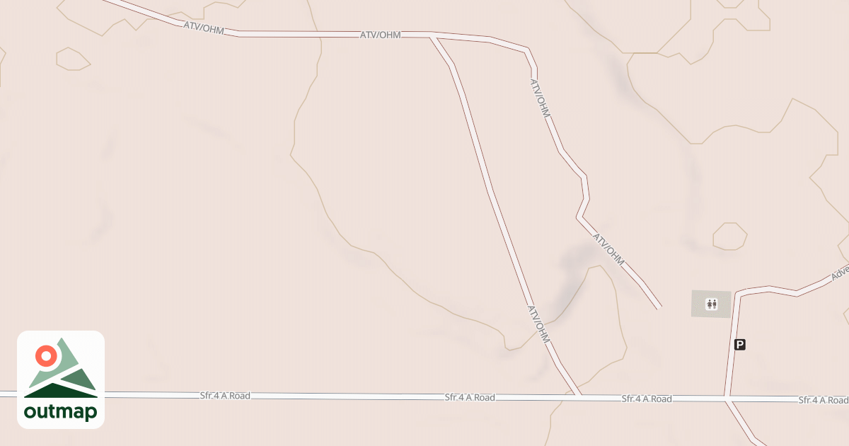 Map of Straight Arrows Trail