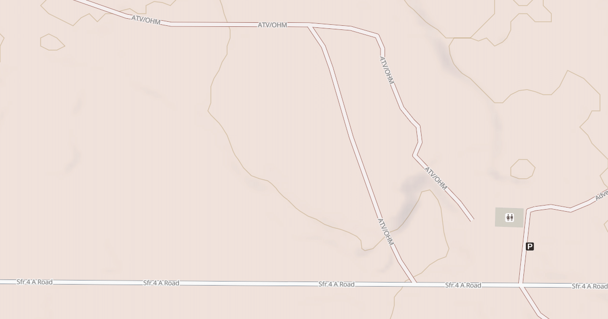Map preview of Straight Arrows Trail