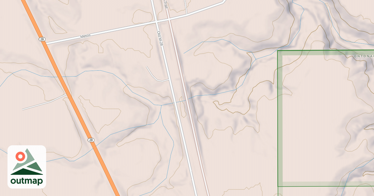 Map of BESSEMER SNOWMOBILE #8