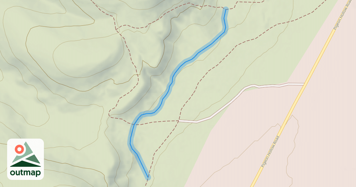 Map of Pinyon Park Trail