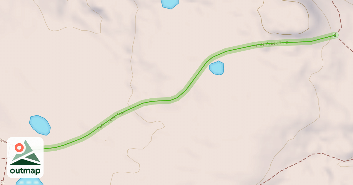 Map of Pole Creek Trail