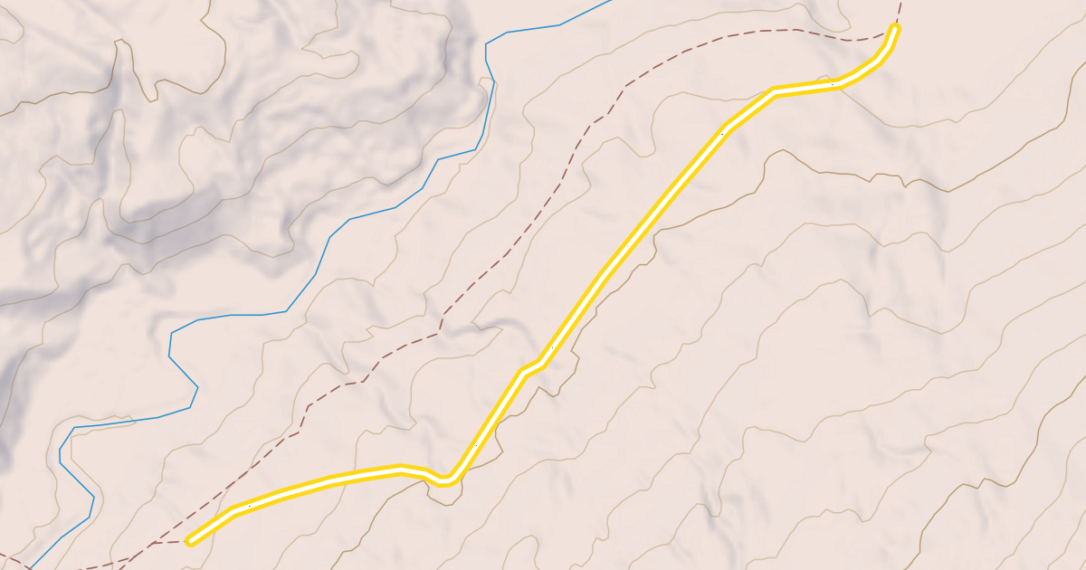 Map preview of Fish Creek Road Snowmobile Trail