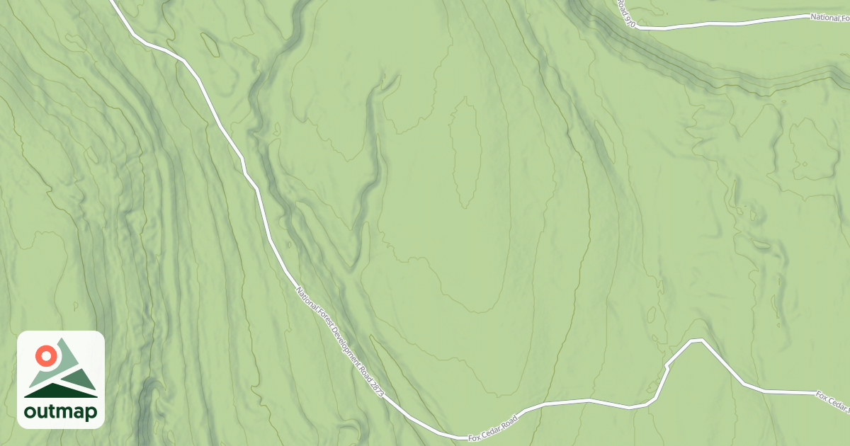 Map of FOX CEDAR SPUR