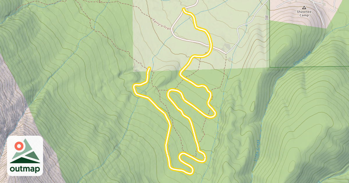 Map of Smokies Amble