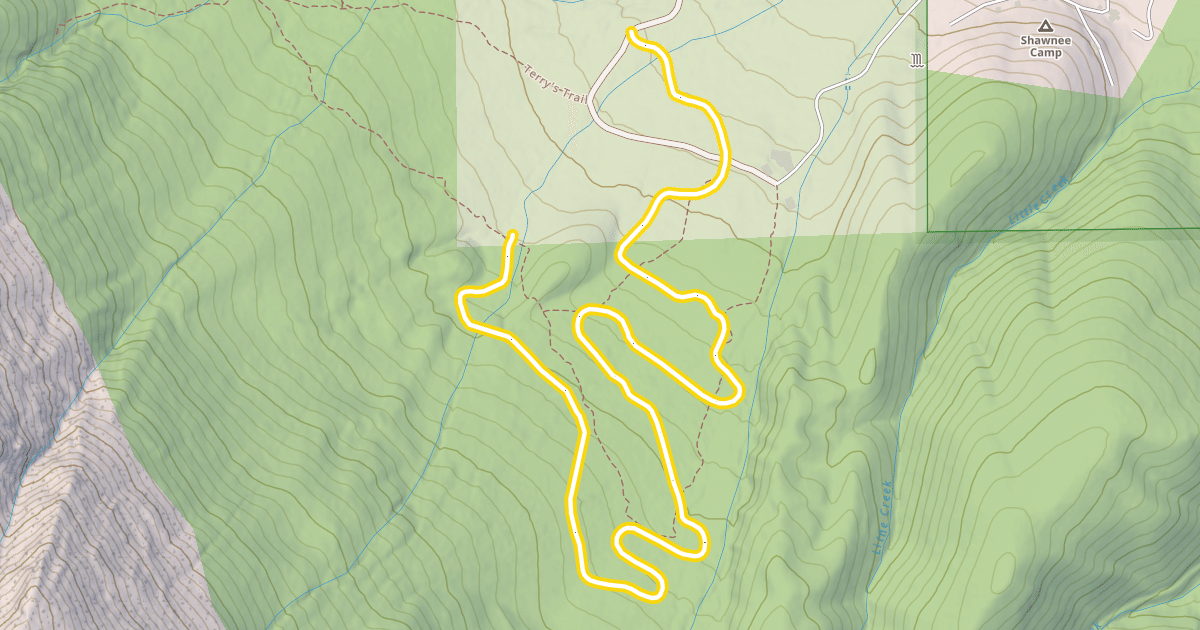Map preview of Smokies Amble