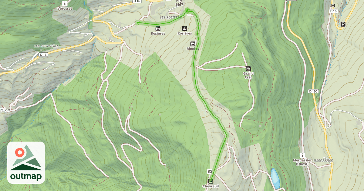 Map of Gentiane