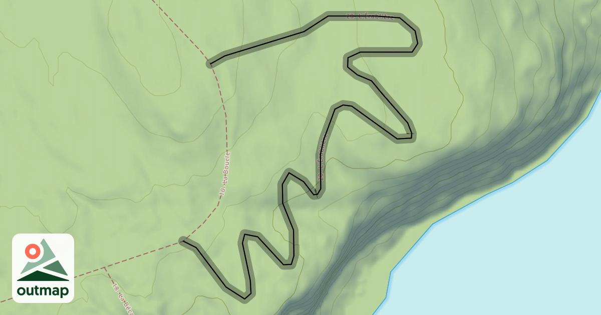 Map of 20- L'Érablière