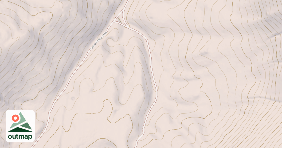 Map of MILL HOLLOW SPUR