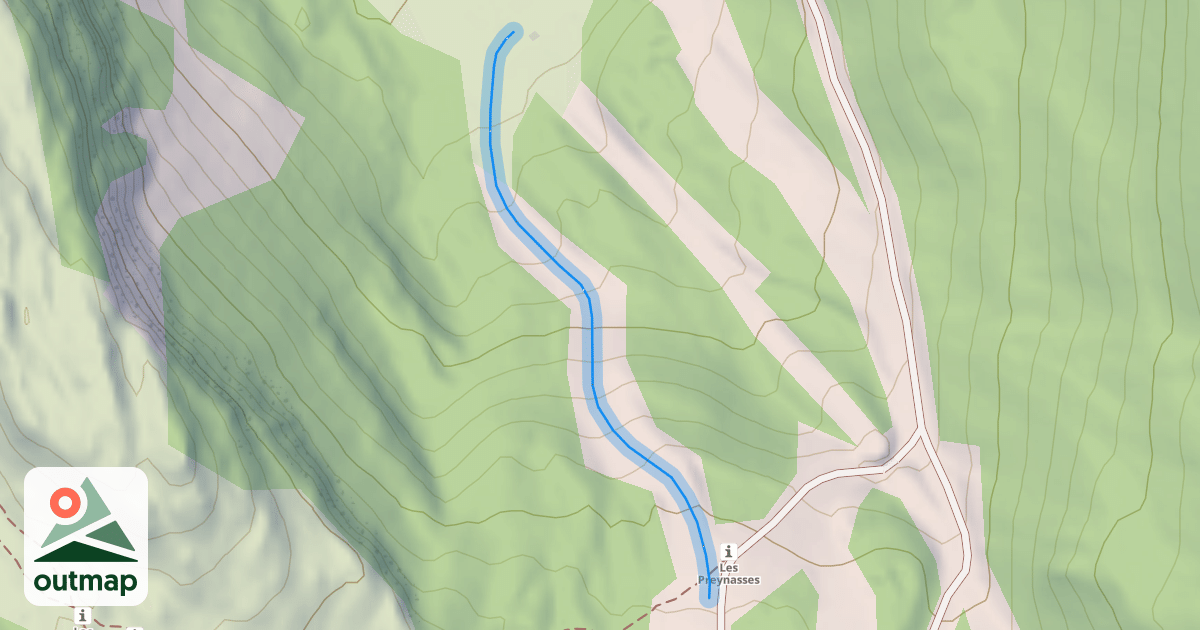 Map of Les Fontinets