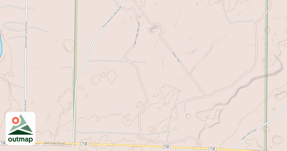 Map of Crapo Creek Trail