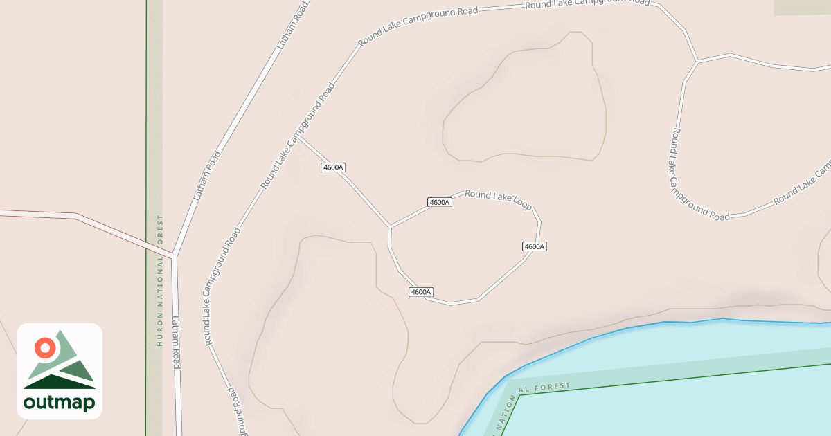 Map of ROUND LAKE LOOP