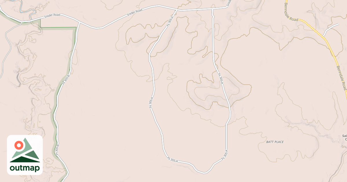 Map of USFS National Forest System Roads {FEC26467-3A01-4B44-B27D-33C9ACEC51DF}