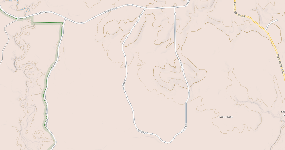 Map preview of USFS National Forest System Roads {FEC26467-3A01-4B44-B27D-33C9ACEC51DF}