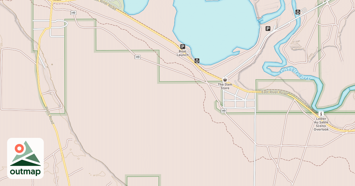 Map of Huron Orv, Smt/huron Orv Trail