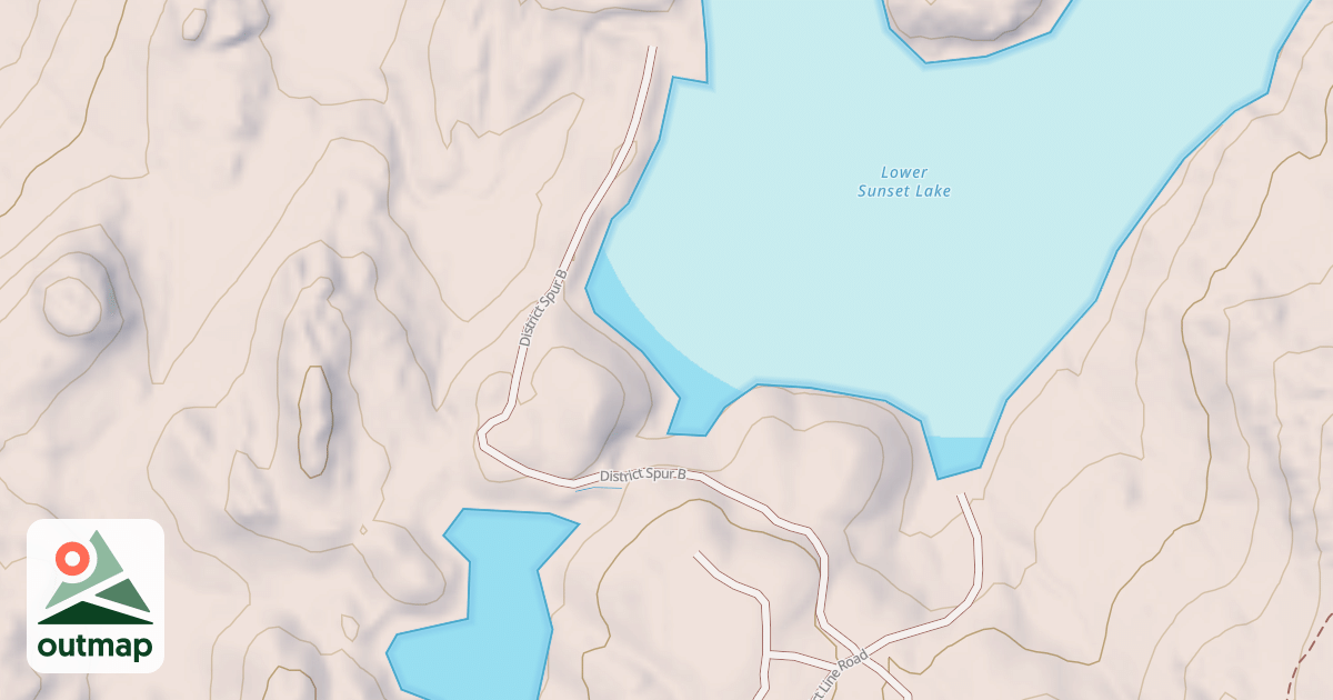 Map of DISTRICT SPUR B