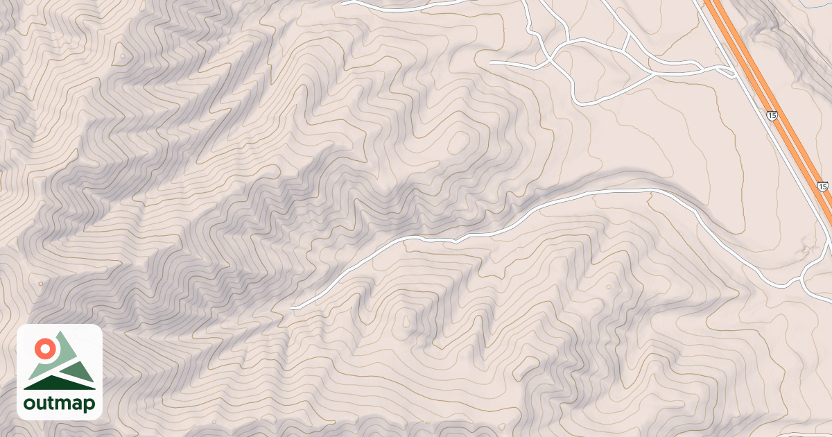 Map of PICNIC RIDGE