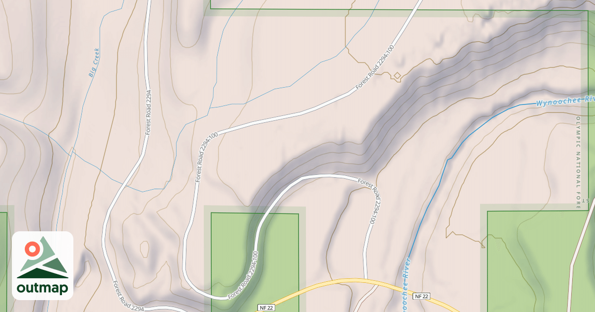 Map of W 230, B 111, B 110