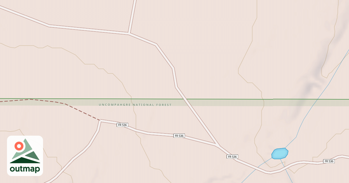 Map of USFS Motor Vehicle Use Map Roads {5F0A6B54-8595-4CF5-BAE5-C6AB4F257EB3}