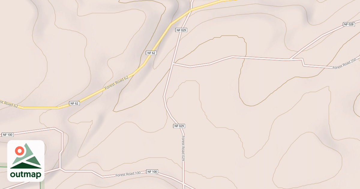 Map of USFS Motor Vehicle Use Map Roads {61076D25-08B2-497E-AE69-91C16E9D00A9}
