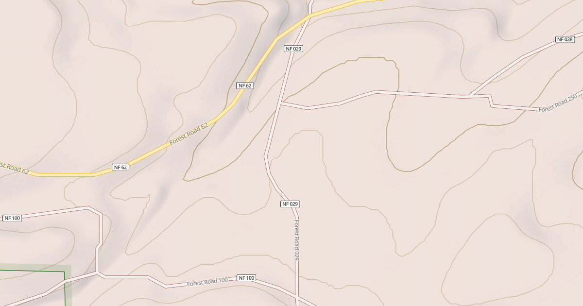Map preview of USFS Motor Vehicle Use Map Roads {61076D25-08B2-497E-AE69-91C16E9D00A9}