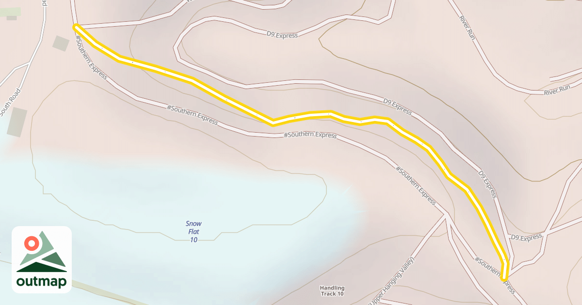 Map of Snowshoe Express