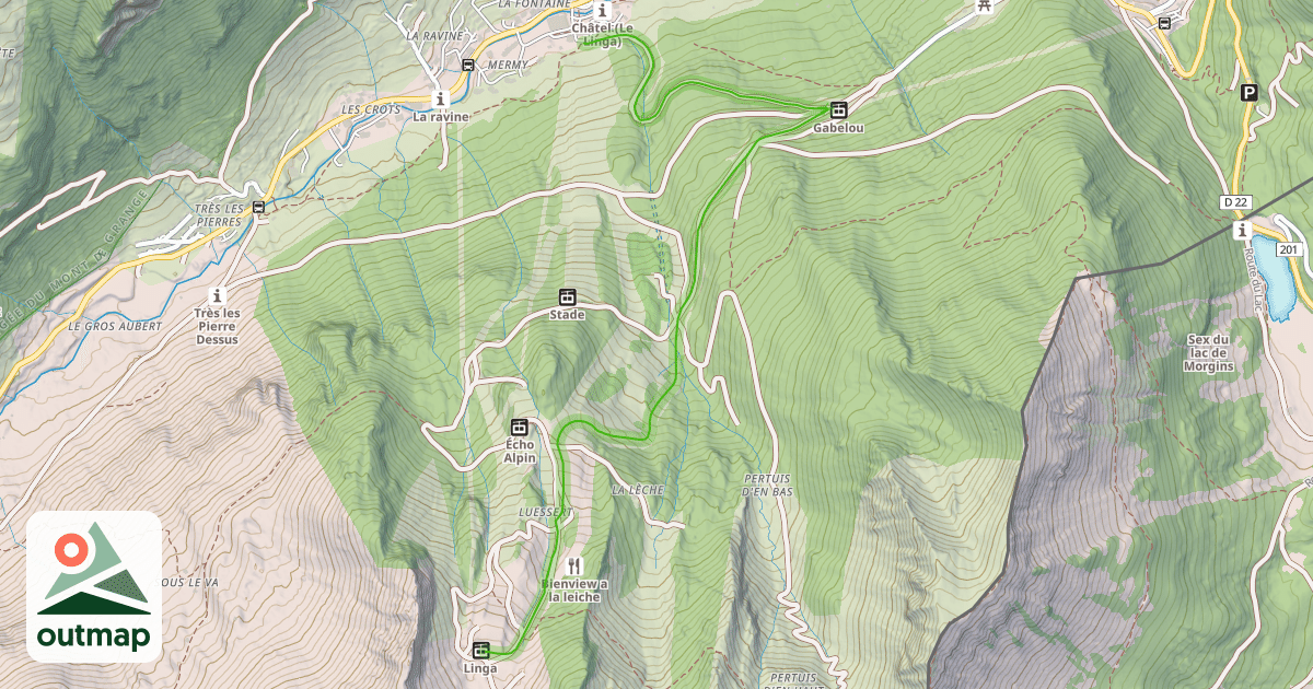 Map of La Leiche