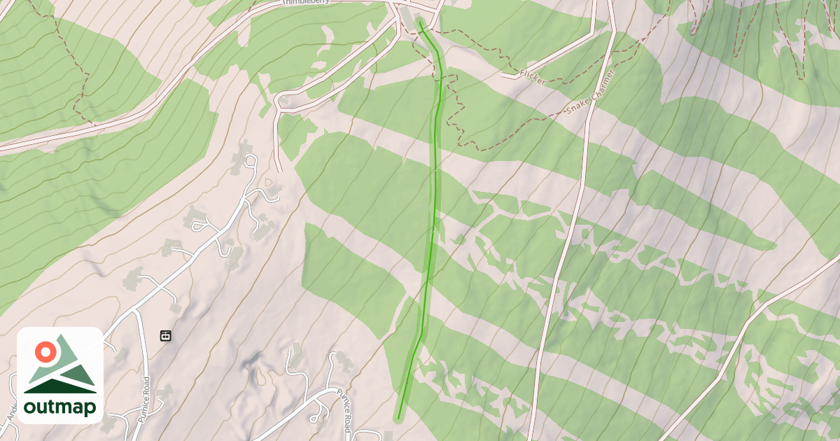 Map of Yellow Brick Road