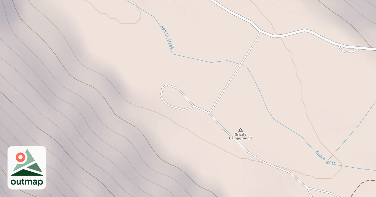 Map of GRIZZLY CAMP LOOP A