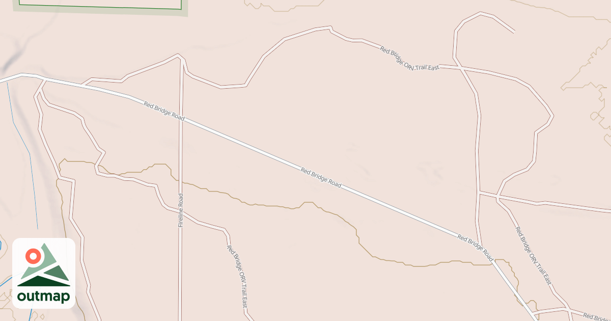 Map of Red Bridge Trail