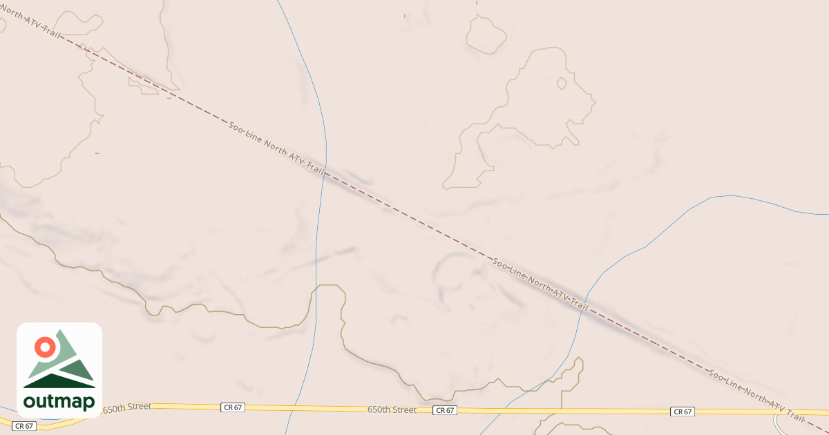 Map of Soo Line North: Aitkin