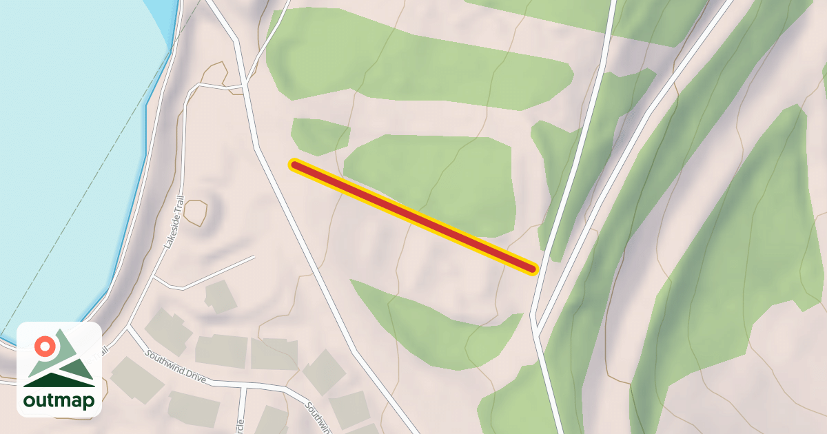Map of Santa's Beard Rope Tow