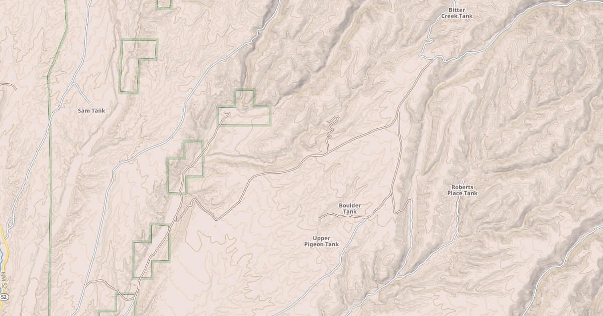 Map preview of WHITEWATER CANYON