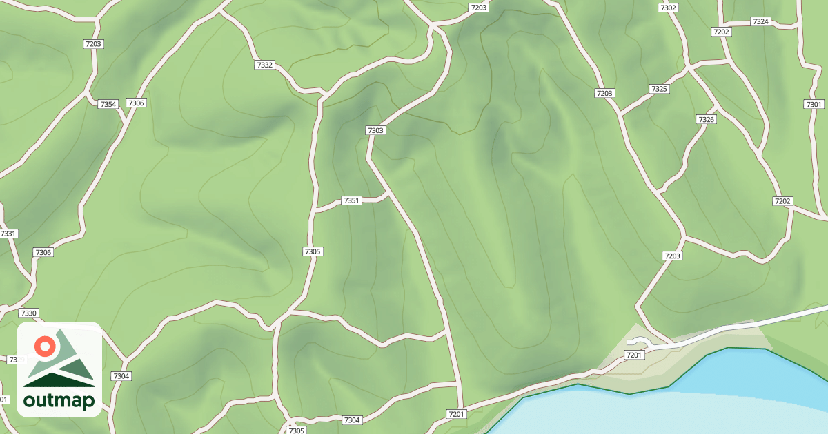 Map of USFS Motor Vehicle Use Map Trails 19043