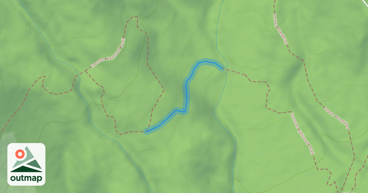 Map of Iverson Railroad Trail