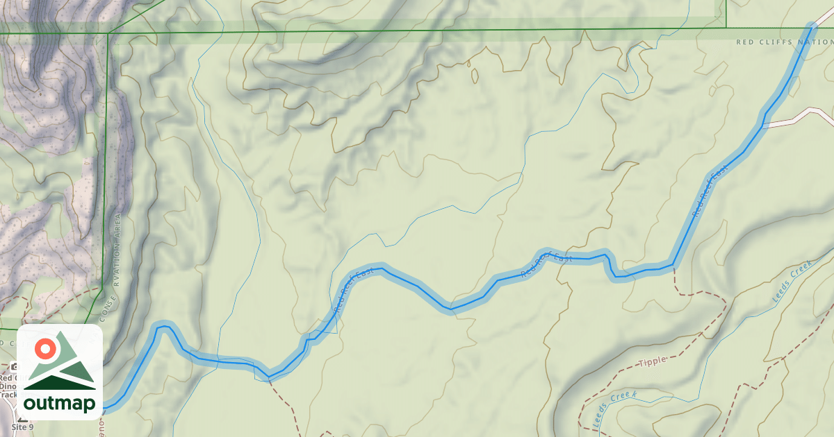 Map of Red Reef East