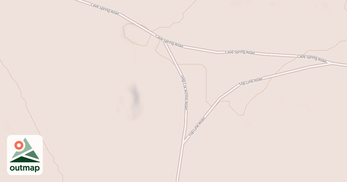 Map of DOG CUT ACROSS