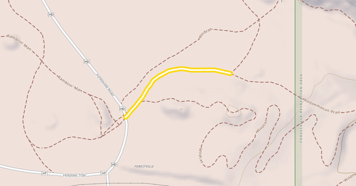 Map preview of Noquemanon Trail