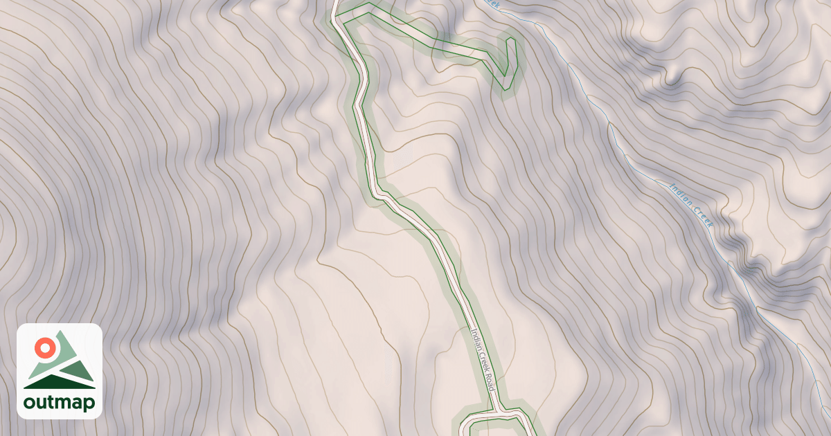 Map of Desert Trail  (Unmarked)