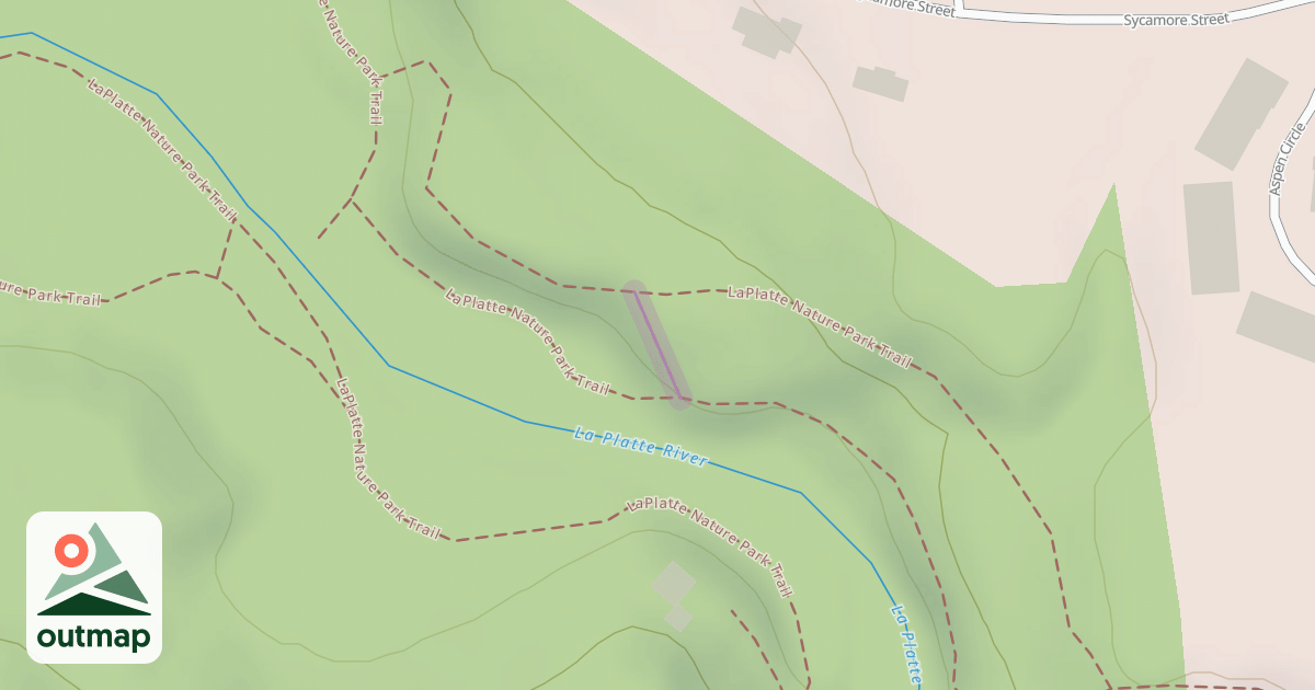 Map of LaPlatte Nature Park Trail