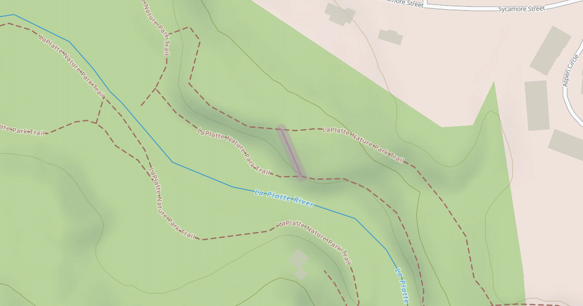 Map preview of LaPlatte Nature Park Trail