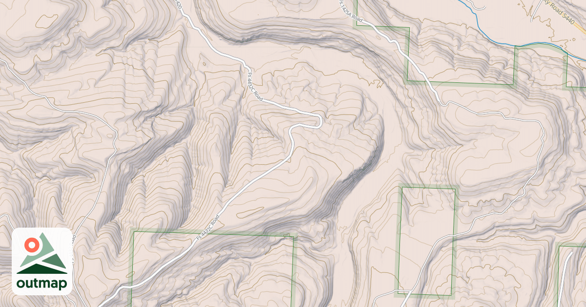 Map of BEAR BRANCH