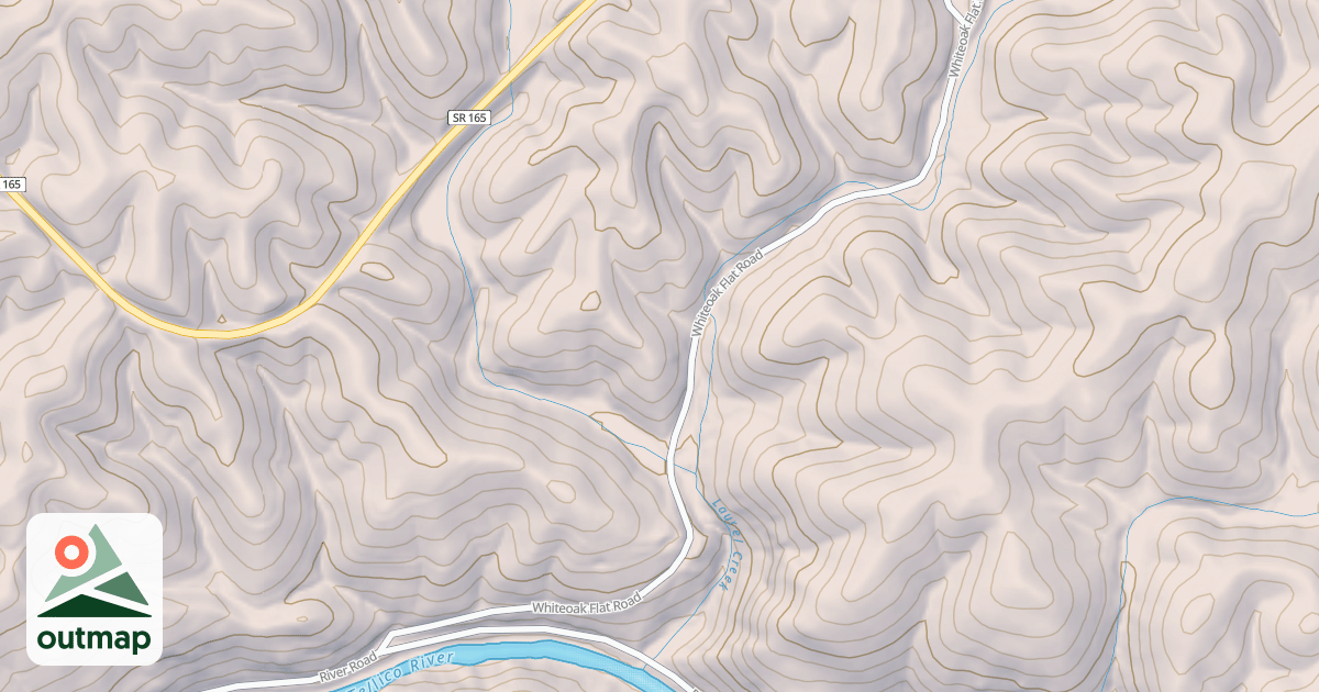 Map of CITICO CREEK SOUTH