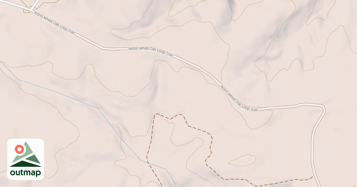 Map of North White Oak Loop (Segment B)